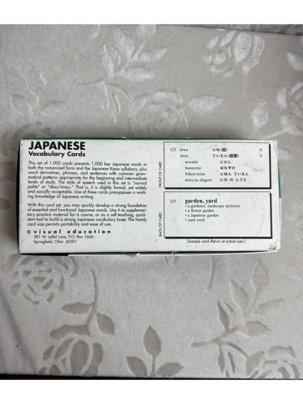 Japanese Vocabulary Flashcards By VIS-ED 1000 Words Academic Study Set - Picture 3 of 7